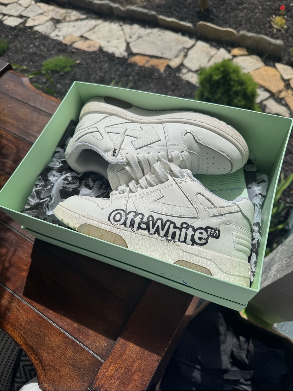 Off-White OOO “Out Of Office” Low Top Designer Sneakers